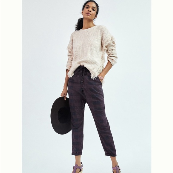 NWT Anthropology Jacquie Buttonfly Joggers XS - Picture 1 of 5